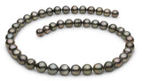 Tahitian Baroque Pearl Leather Adjustable Necklace- Various Sizes