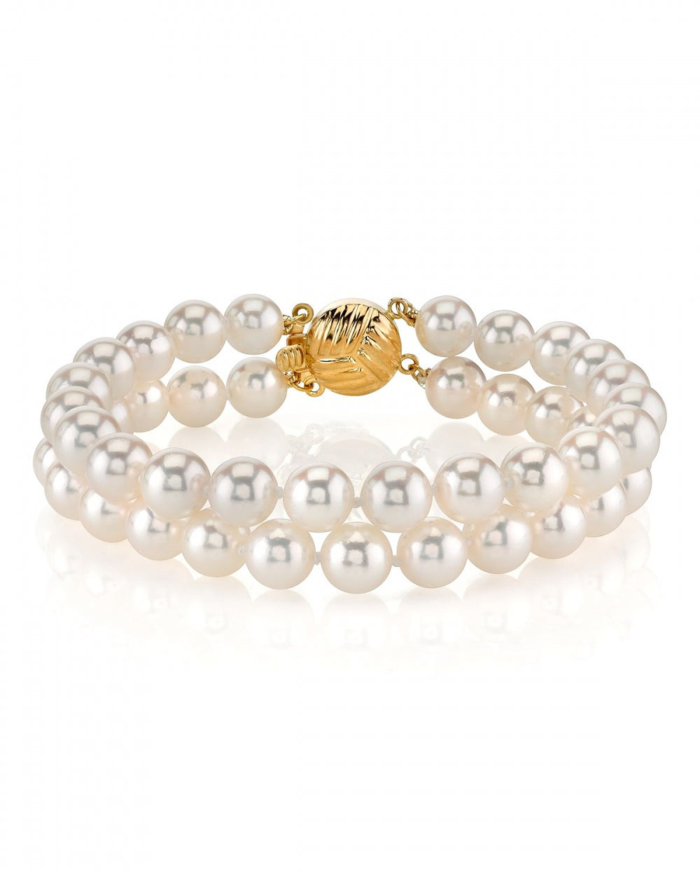 Japanese Akoya Double Pearl Bracelet - Various Sizes - Third Image