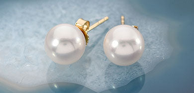 7.0-7.5mm Freshwater Pearl Necklace & Earrings