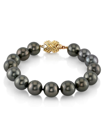 10-11mm Tahitian South Sea Pearl Bracelet - AAAA Quality - Third Image