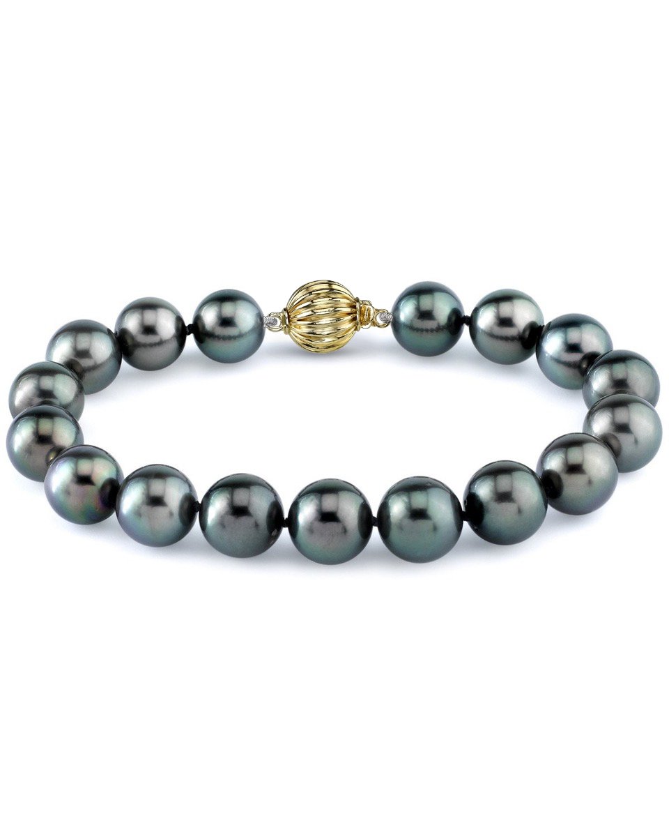 11-12mm Tahitian South Sea Pearl Bracelet - Model Image