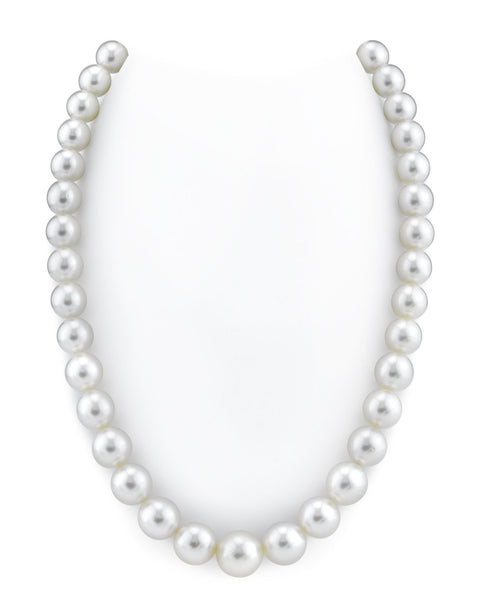 10-12mm White South Sea Pearl Necklace - AAAA Quality - Pearls of Joy