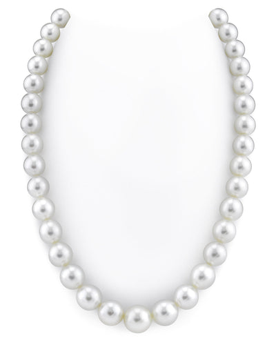 10-13mm White South Sea Pearl Necklace - AAAA Quality