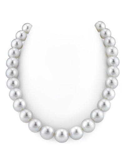 13-15mm White South Sea Pearl Necklace - Gem Quality