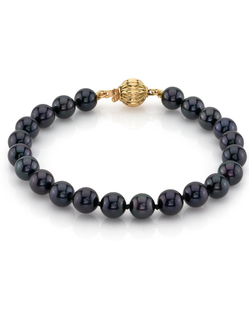 Tahitian Pearl Double Leather Bracelet – Marissa Collections