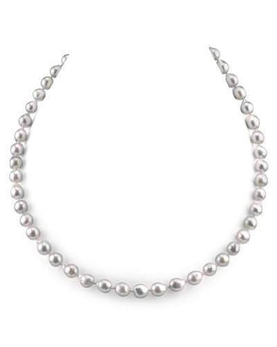 8.0-8.5mm Japanese Akoya Baroque Pearl Necklace