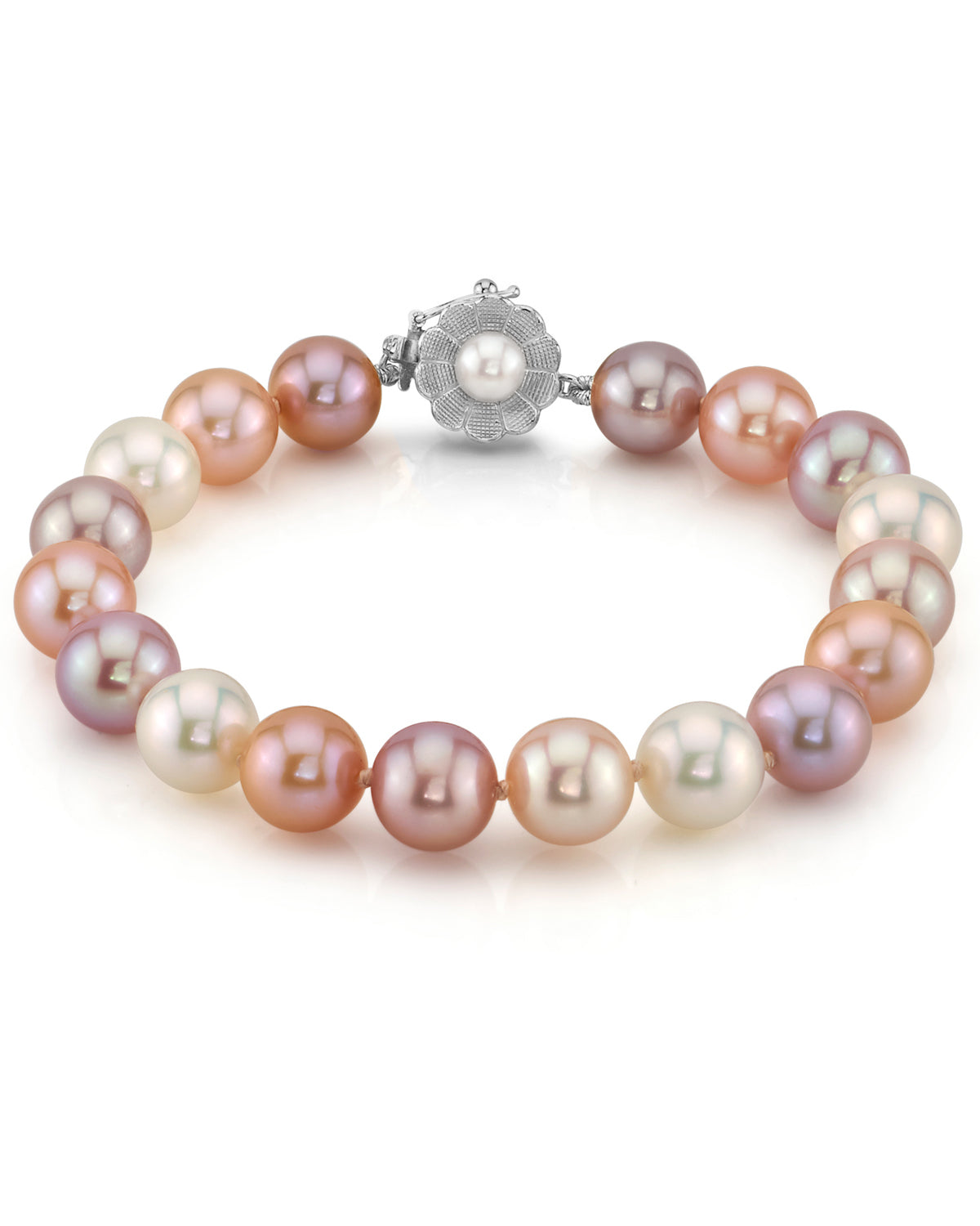 8.5-9.5mm Multicolor Freshwater Pearl Bracelet - Gem Quality