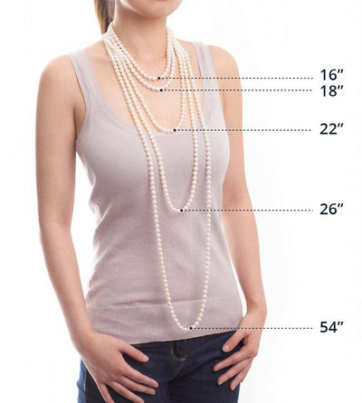 7.0-7.5mm Pink Freshwater Pearl Necklace & Earrings