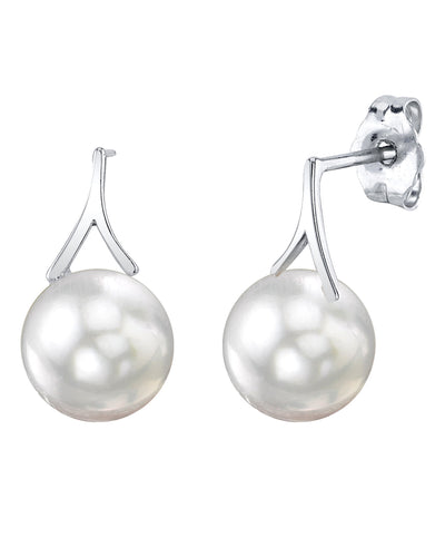 White South Sea Pearl Lindsey Earrings