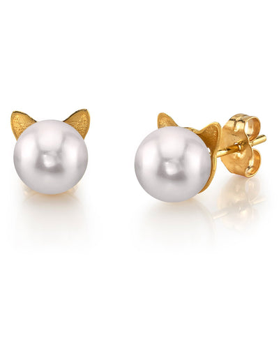 Japanese Akoya Pearl Cathy Earrings - Third Image