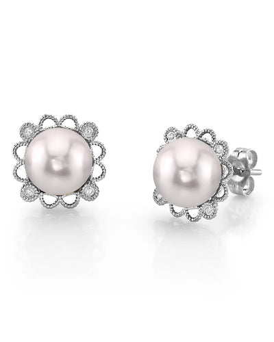 Japanese Akoya Pearl Lea Earrings