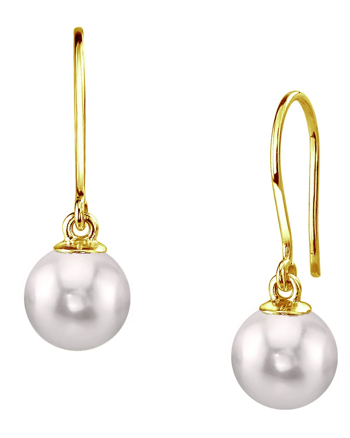 White Akoya Pearl Linda Earrings - Third Image