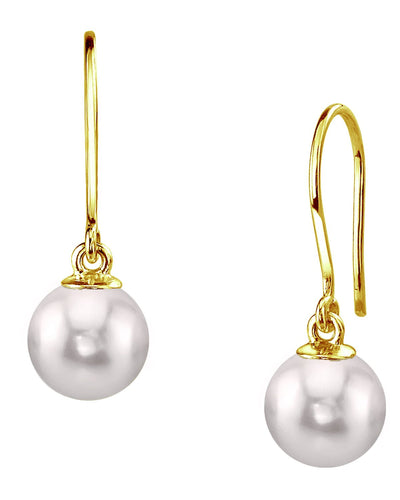 White Akoya Pearl Linda Earrings - Third Image