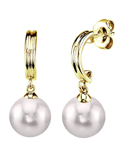 Japanese Akoya White Sally Earrings - Third Image