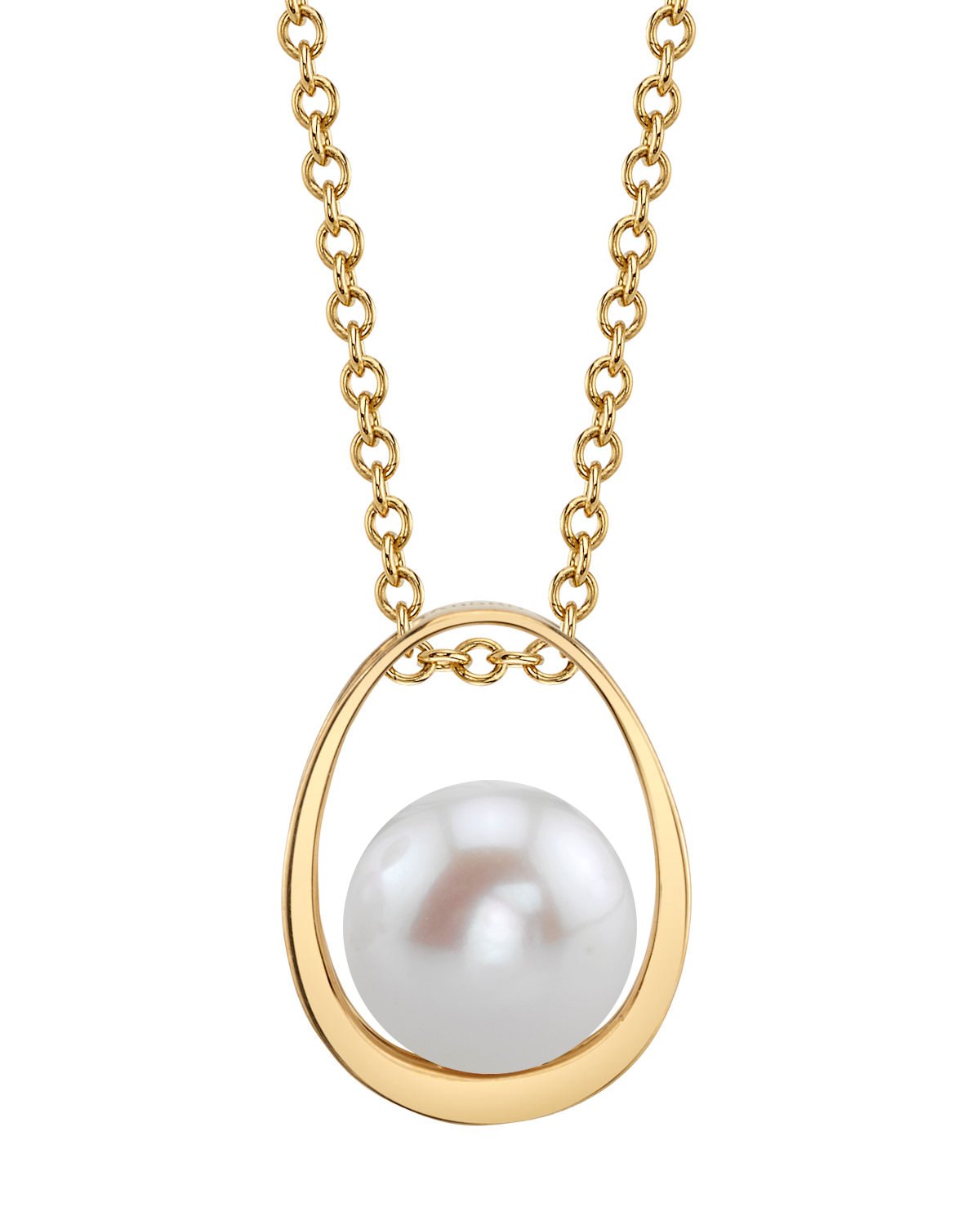 Freshwater Pearl Jamie Pendant - Model Image