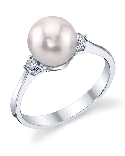 Akoya Pearl & Diamond Jordana Ring