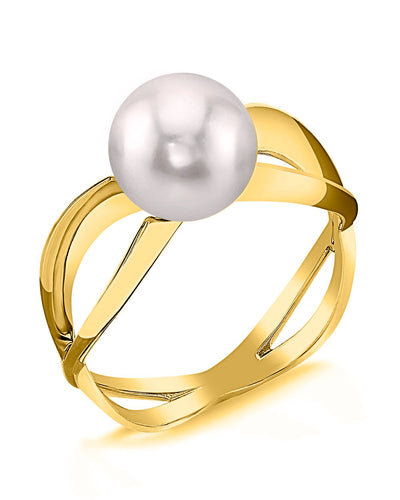 Akoya Pearl Lana Ring - Model Image