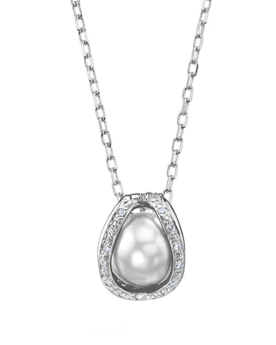 White South Sea Pearl & Diamond Marlo Pendant