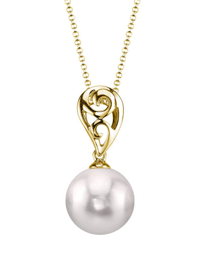 Akoya Pearl Andrea Pendant - Model Image