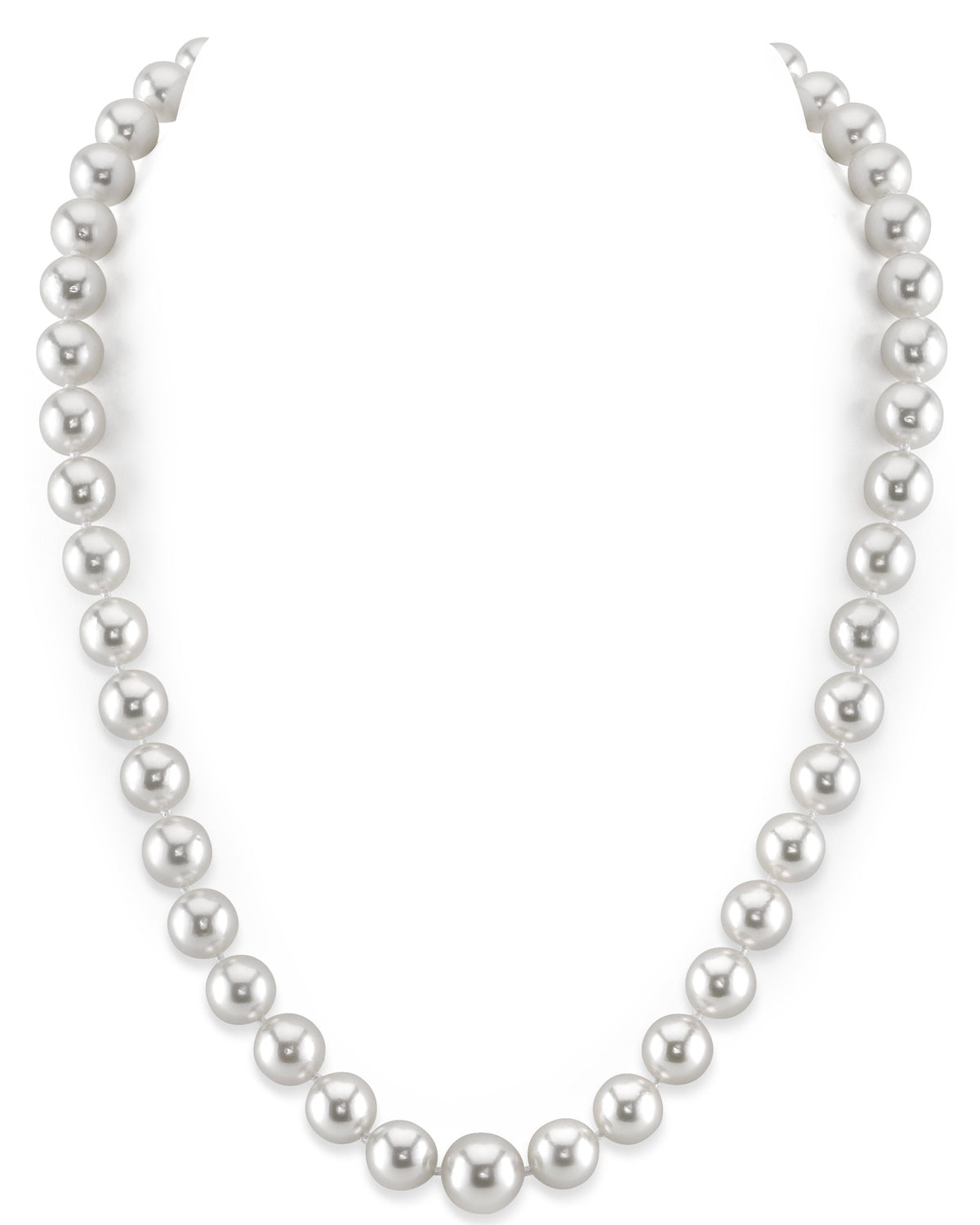 8-10mm White South Sea Pearl Necklace - Gem Quality