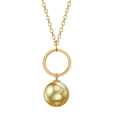 Golden Pearl Deena Pendant