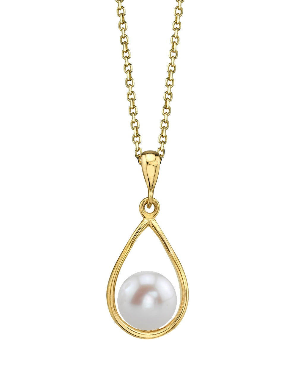 Freshwater Pearl Violet Pendant - Secondary Image