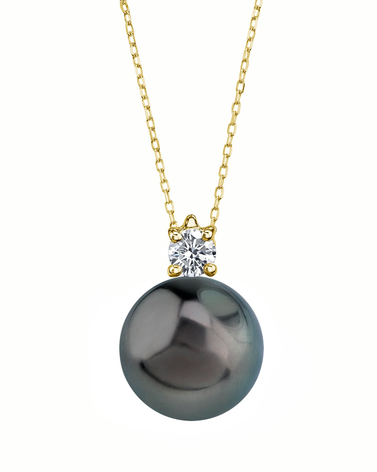 Tahitian South Sea Pearl & Diamond Ellie Pendant - Secondary Image