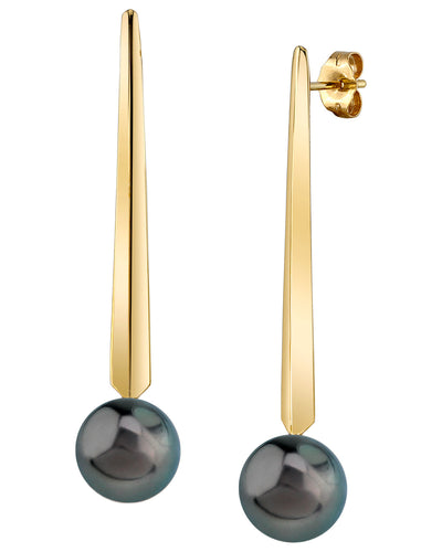 Tahitian South Sea Pearl Lina Earrings - Third Image