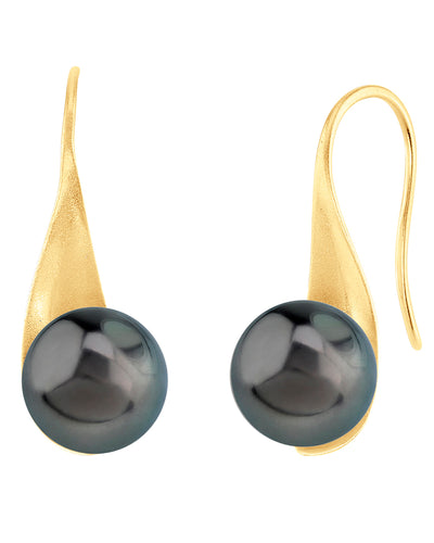 Tahitian South Sea Pearl Millie Earrings - Secondary Image