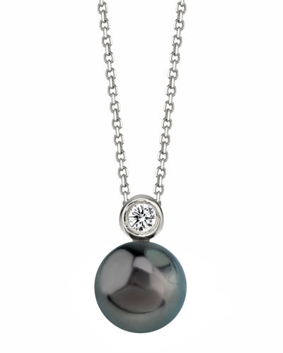 Tahitian South Sea Pearl & Diamond Dakota Pendant