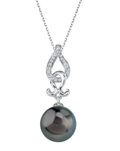 Tahitian South Sea Pearl & Diamond Judy Pendant