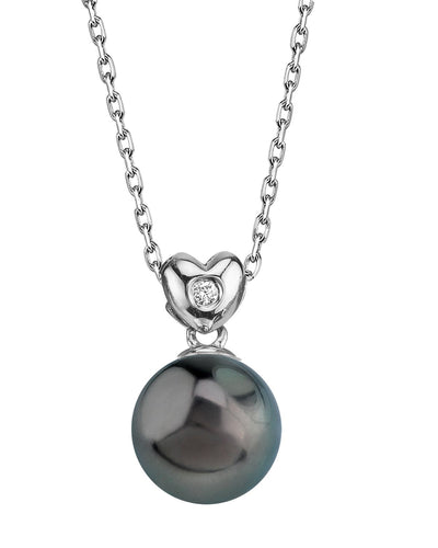 Tahitian South Sea Pearl & Diamond Lev Pendant