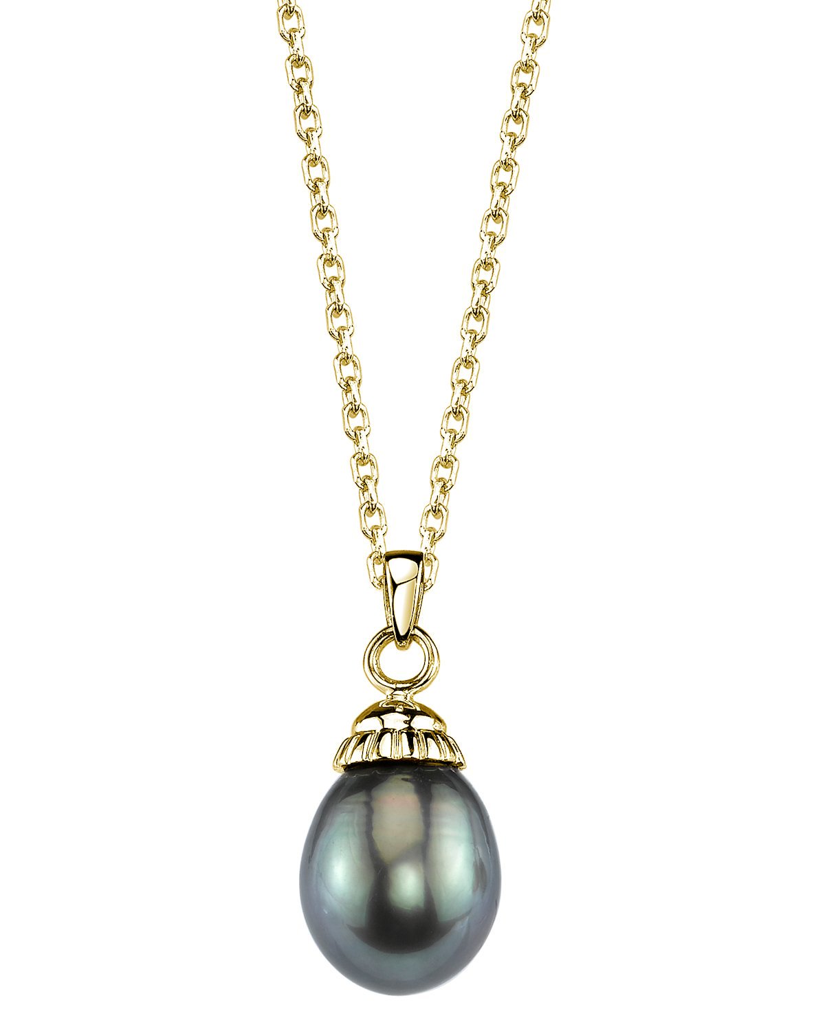 14K Gold Tahitian South Sea Pearl Devon Pendant - Secondary Image