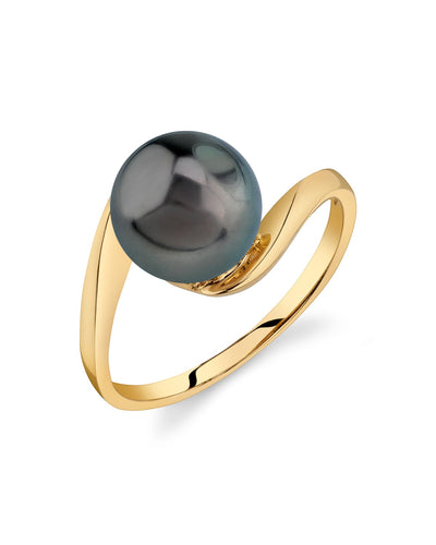 Tahitian South Sea Pearl Felice Ring - Secondary Image