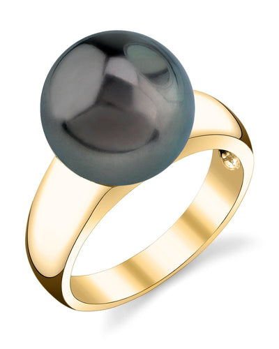 Tahitian South Sea Pearl Abigail Ring - Model Image