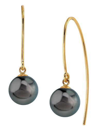 Tahitian South Sea Pearls Bonnie Earrings - Model Image